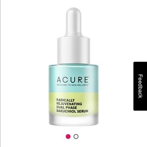 Brand New Acure Radically Rejuvenating Dual Phase Bakuchiol Serum